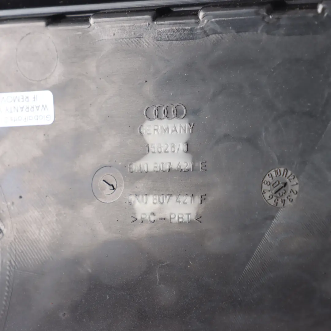 Audi TT 8N Bumper Rear Lower Diffuser Trim Cover - SKU 8N0807421F - Part number 8N0807421F