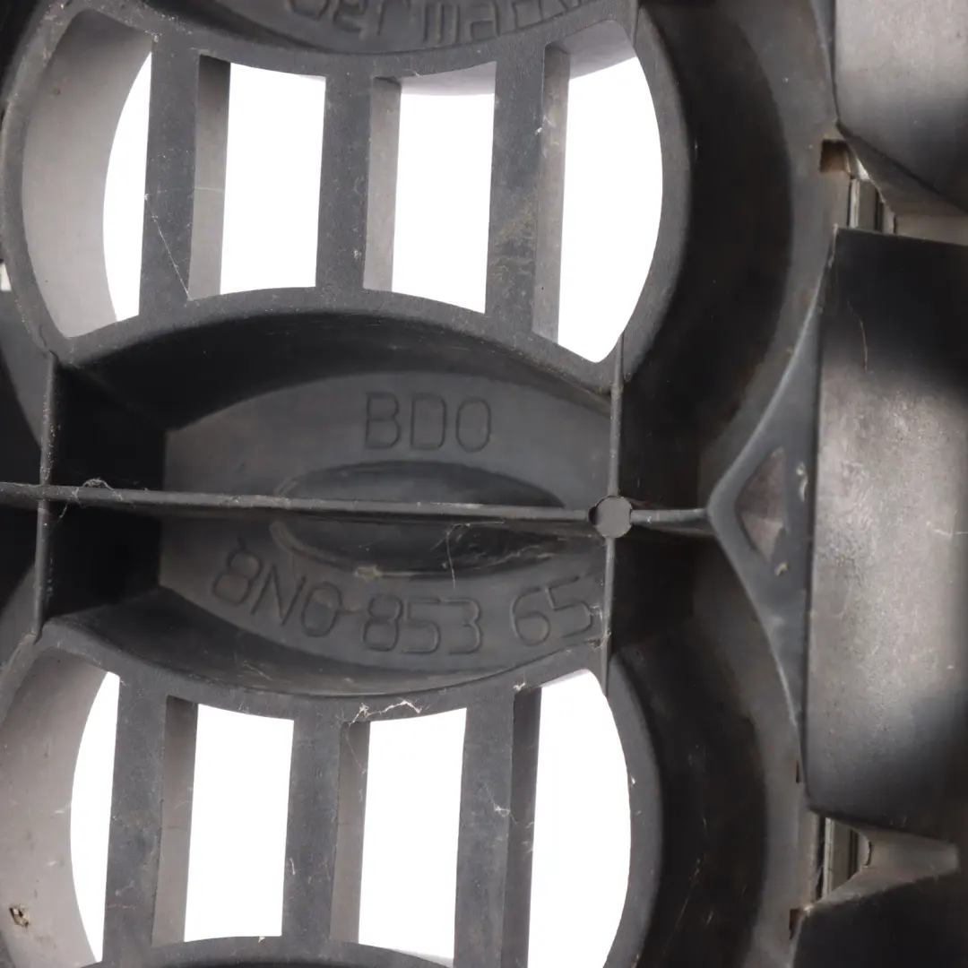 8N Front Bumper Centre Upper Grille Radiator Panel to Audi TT with Part number 8N0853653B Audi TT 8N Front Bumper Centre Upper Grille Radiator Panel - SKU 8N0853653B - Part number 8N0853653B