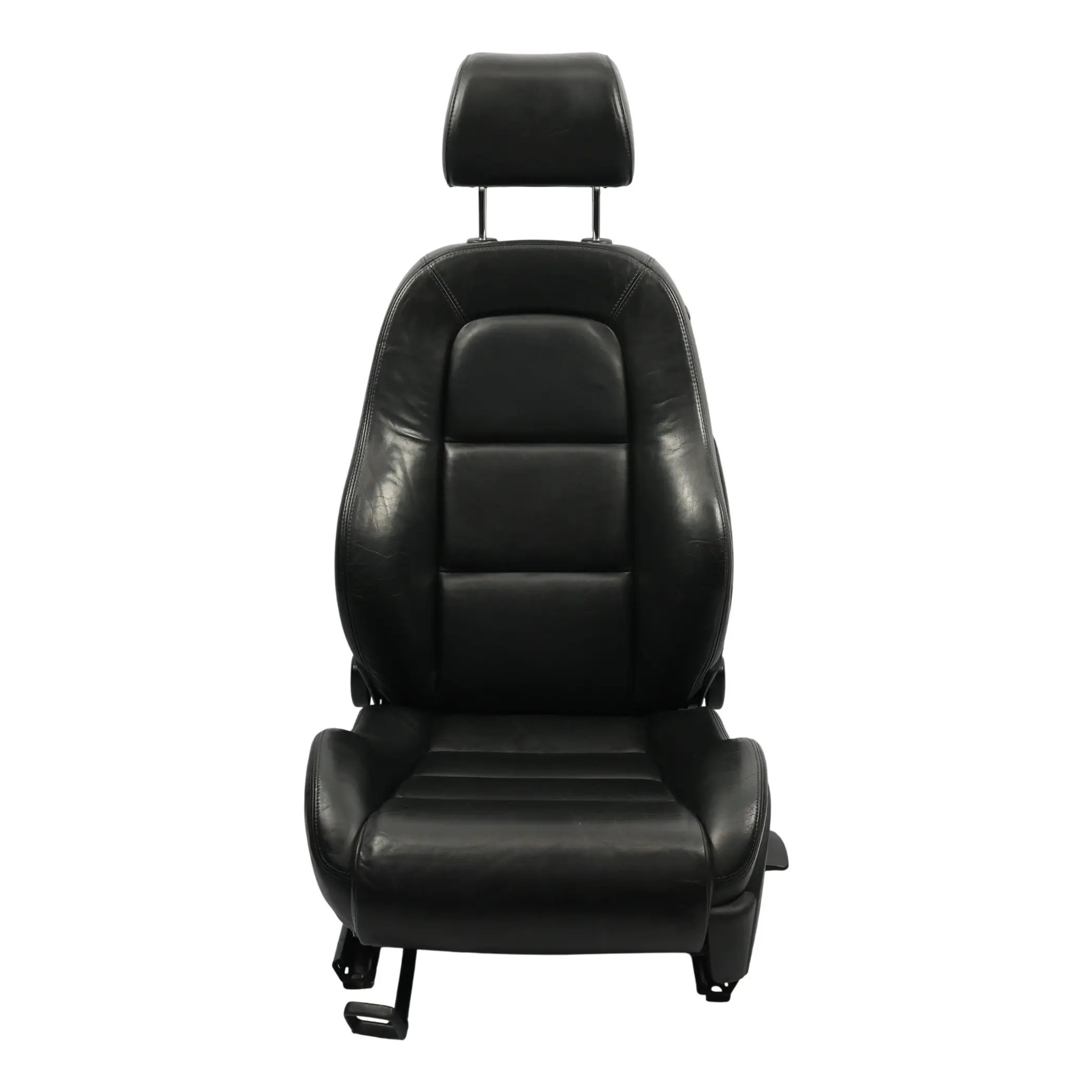 Audi TT 8N Asiento Delantero Izquierdo Calefaccionado Cuero Nappa Fino Negro