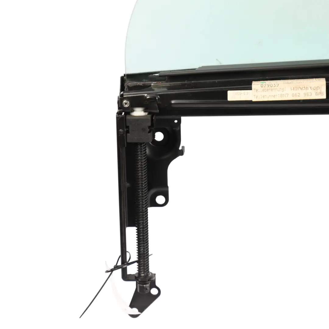 Audi TT 8N Roadster Folding Top Windbreak Wind Deflector Glass - SKU 8N7862953 - Part number 8N7862953