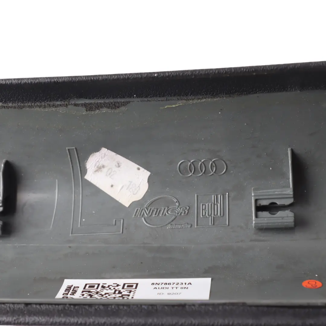 8N A-Pillar Cover Trim Panel Soul Black Upper Left N/S to Audi TT with Part number 8N7867231A Audi TT 8N A-Pillar Cover Trim Panel Soul Black Upper Left N/S - SKU 8N7867231A - Part number 8N7867231A
