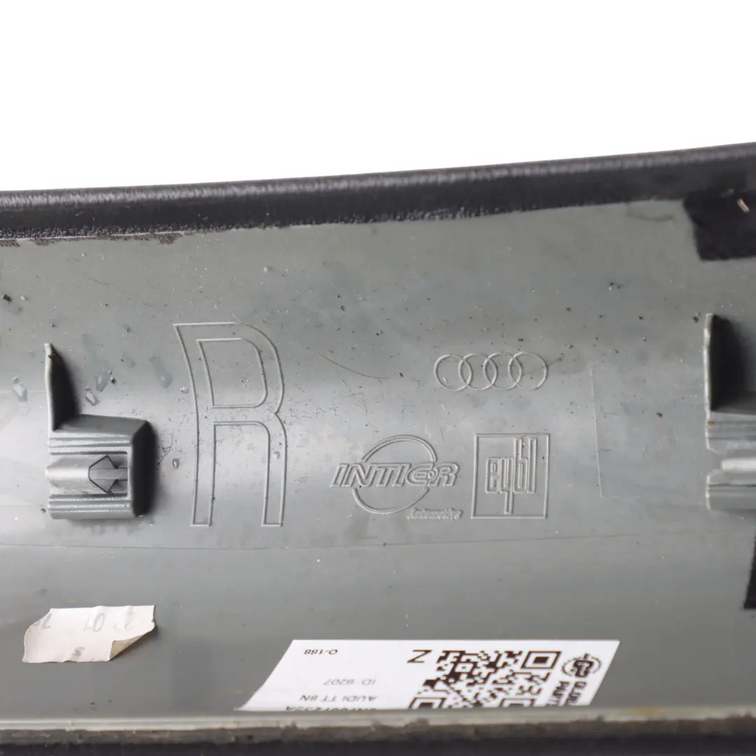 Audi TT 8N A-Pillar Cover Trim Panel Soul Black Upper Right O/S - SKU 8N7867232A - Part number 8N7867232A