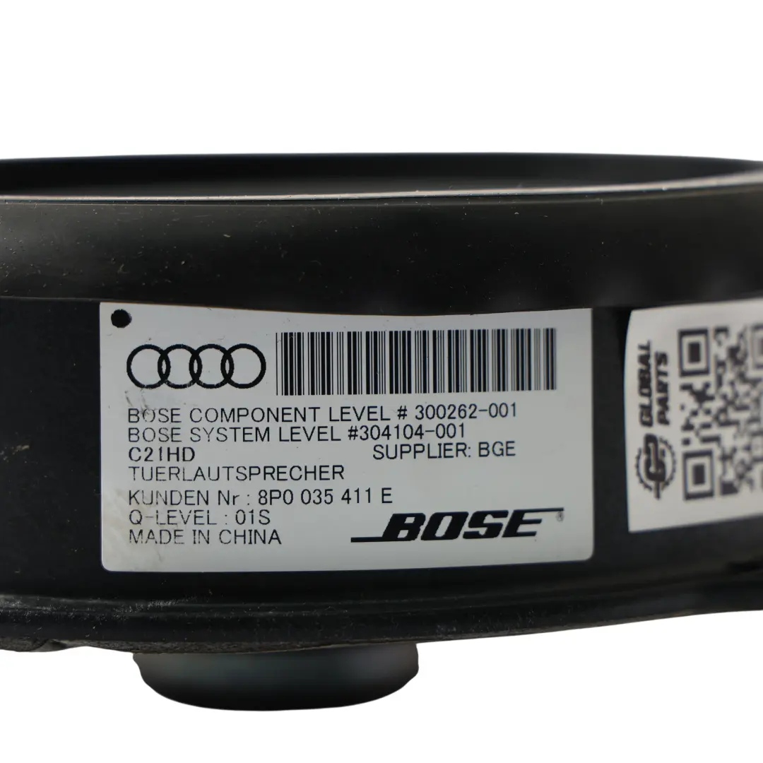 Audi A3 8P Głośnik Średniotonowy Drzwi Przód Tył Lewy Prawy - SKU 8P0035411E - Numer Części 8P0035411E