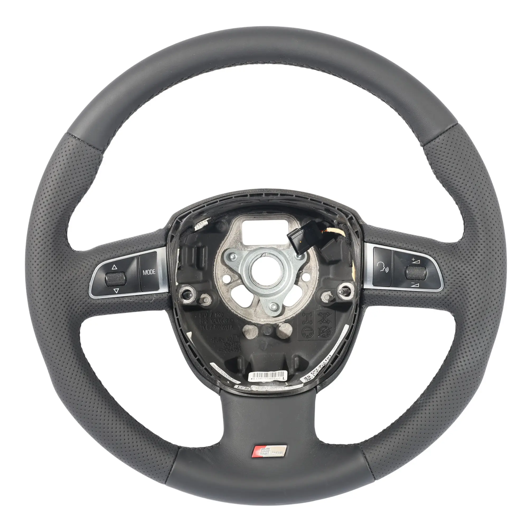 Audi A3 8P S Line NEW Black Leather Sport Steering Wheel 8P0419091