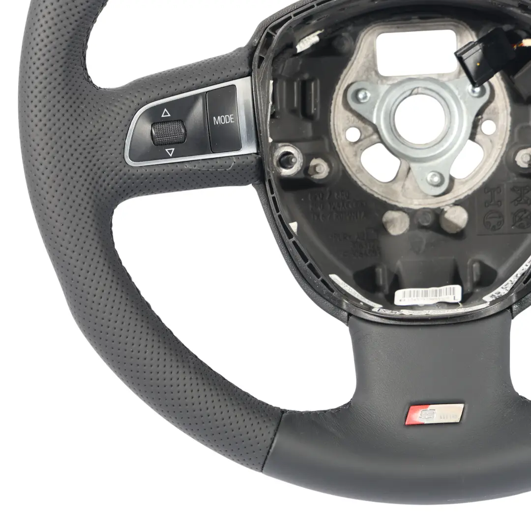 Audi A3 8P S Line NEW Black Leather Sport Steering Wheel - SKU 8P0419091-1 - Part number 8P0419091