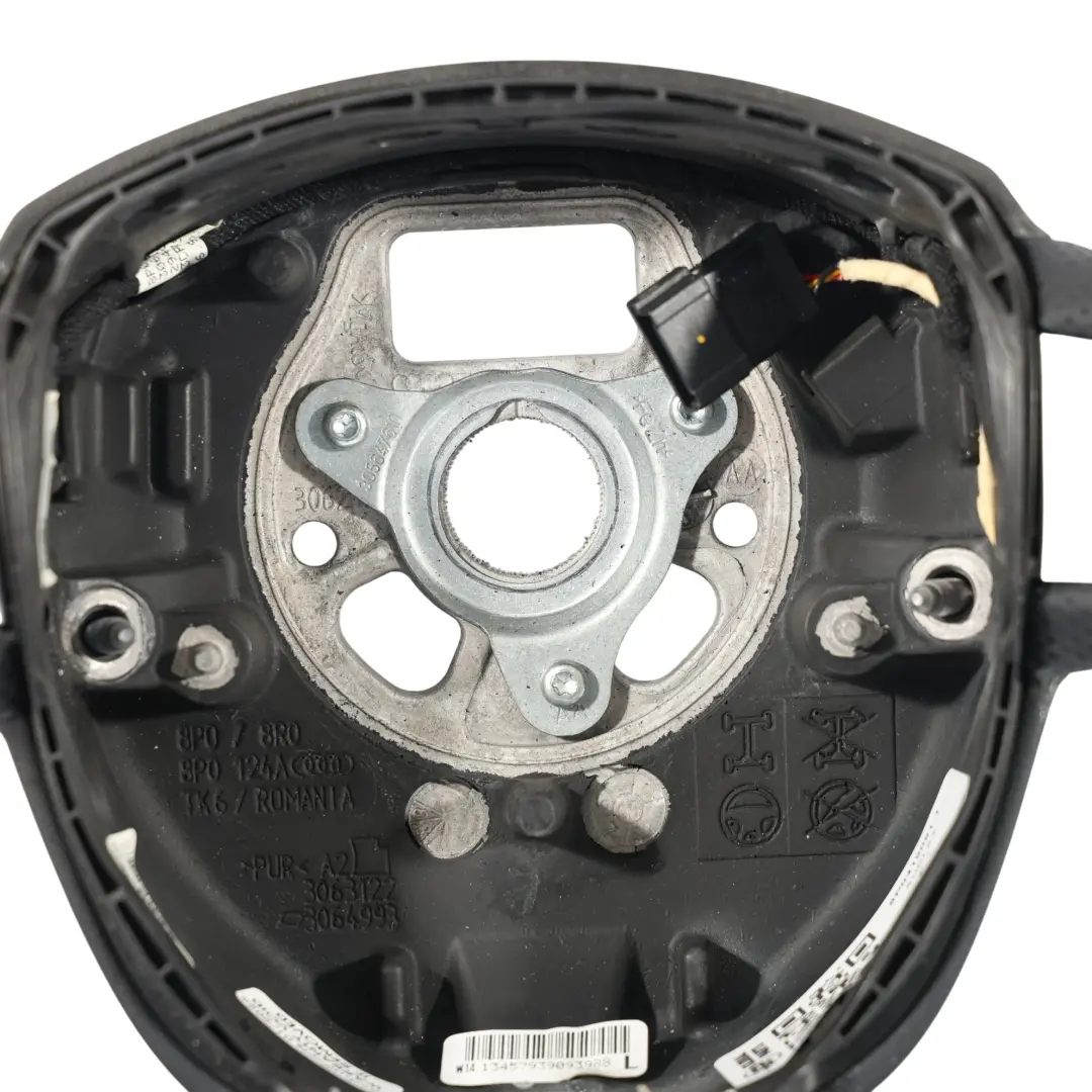 Audi A3 8P S Line NEW Black Leather Sport Steering Wheel - SKU 8P0419091-1 - Part number 8P0419091