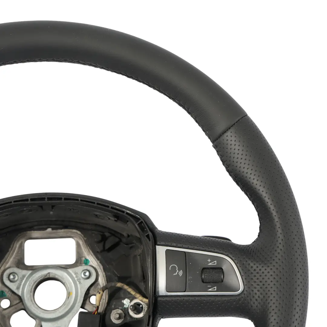 NUOVO In Pelle Nera Cambio al Volante per Audi A3 8P Volante S-Line con numero di parte 8P0419091FR Audi A3 8P Volante S-Line NUOVO In Pelle Nera Cambio al Volante - SKU 8P0419091FR-1 - Numero di parte 8P0419091FR