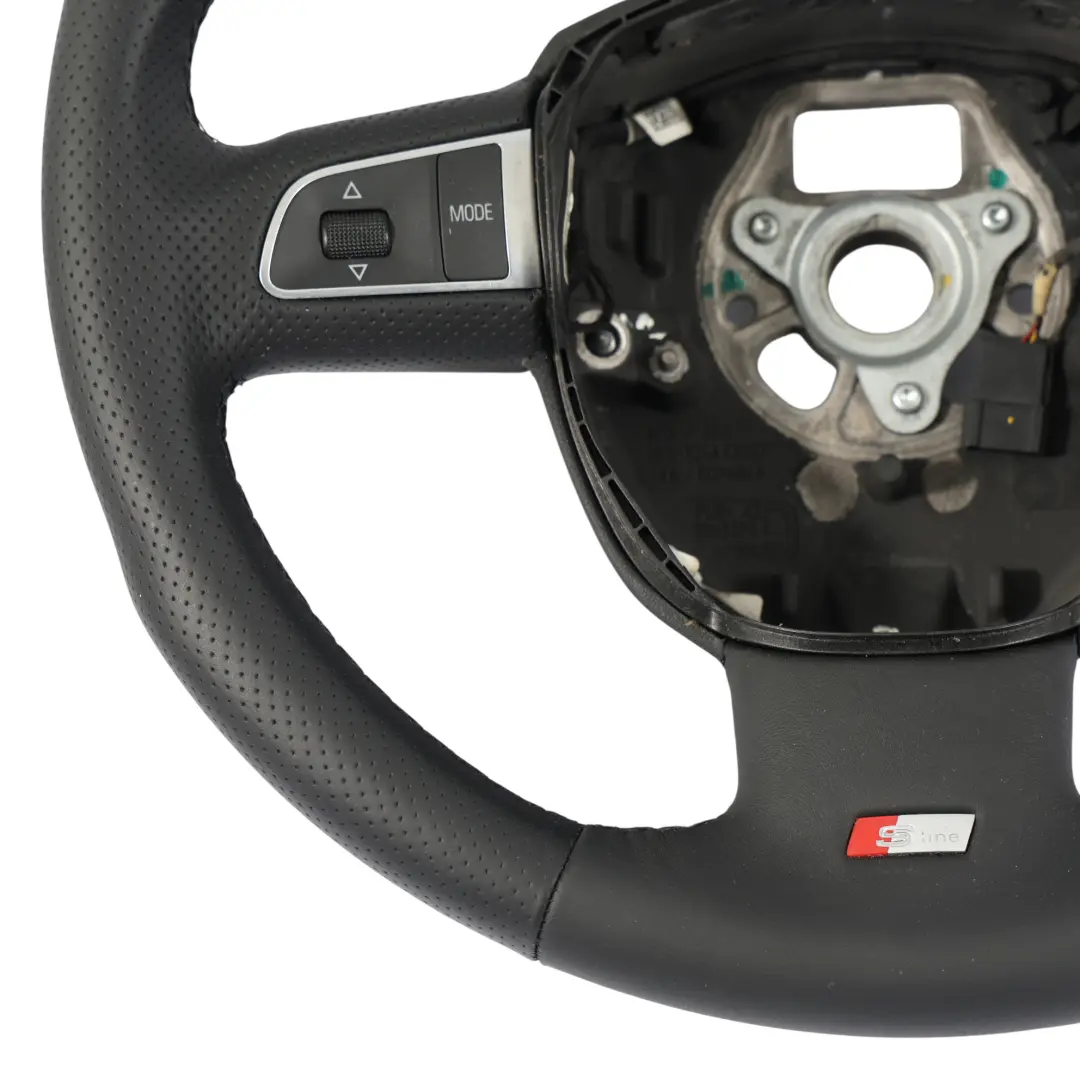 NUOVO In Pelle Nera Cambio al Volante per Audi A3 8P Volante S-Line con numero di parte 8P0419091FR Audi A3 8P Volante S-Line NUOVO In Pelle Nera Cambio al Volante - SKU 8P0419091FR-1 - Numero di parte 8P0419091FR