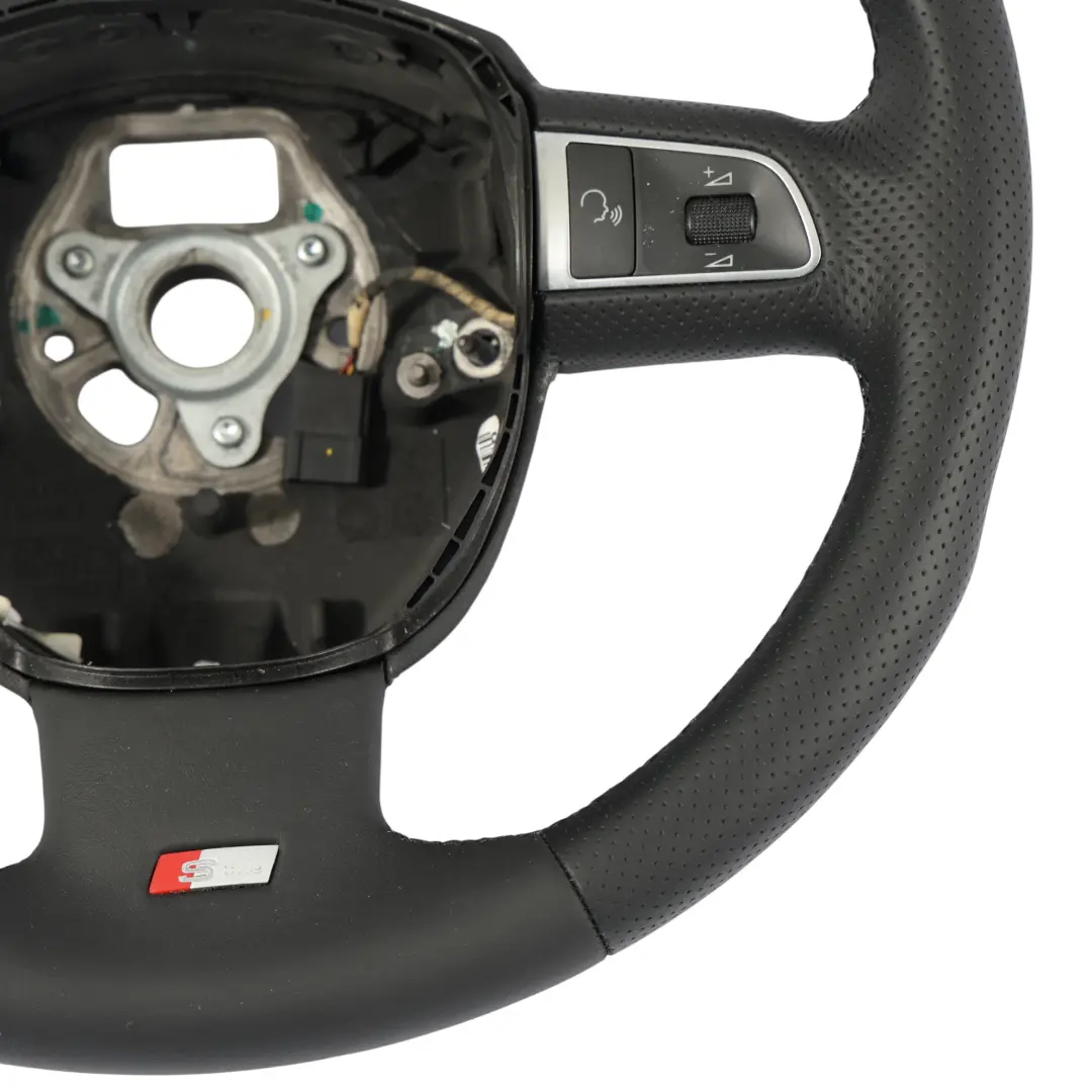 NUOVO In Pelle Nera Cambio al Volante per Audi A3 8P Volante S-Line con numero di parte 8P0419091FR Audi A3 8P Volante S-Line NUOVO In Pelle Nera Cambio al Volante - SKU 8P0419091FR-1 - Numero di parte 8P0419091FR