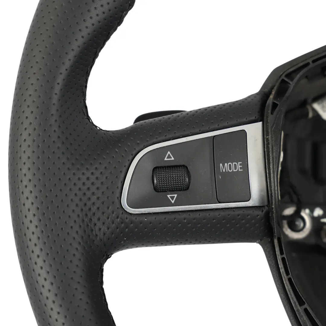 NUOVO In Pelle Nera Cambio al Volante per Audi A3 8P Volante S-Line con numero di parte 8P0419091FR Audi A3 8P Volante S-Line NUOVO In Pelle Nera Cambio al Volante - SKU 8P0419091FR-1 - Numero di parte 8P0419091FR