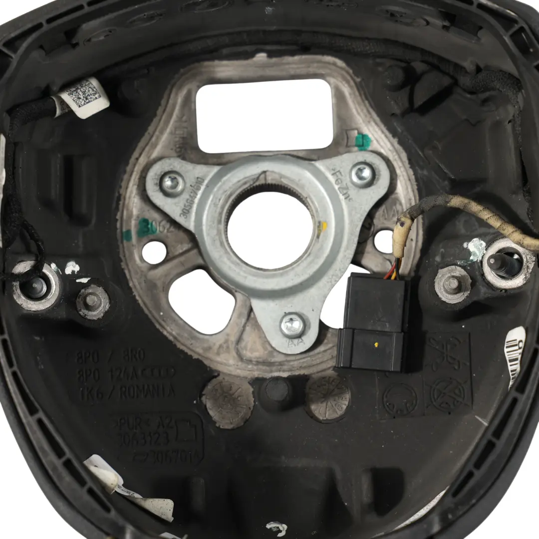 Audi A3 8P Steering Wheel S-Line NEW Black Leather Paddle Shift - SKU 8P0419091FR-1 - Part number 8P0419091FR