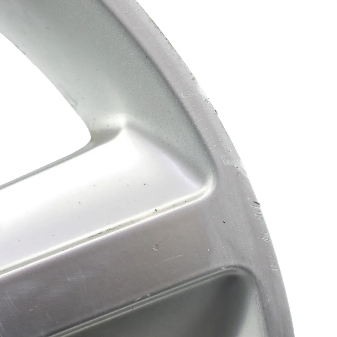 Audi A3 8P Silberne Leicht Metall Felge 17" 7,5J ET:56 - SKU 8P0601025AL-1 - Teilenummer 8P0601025AL