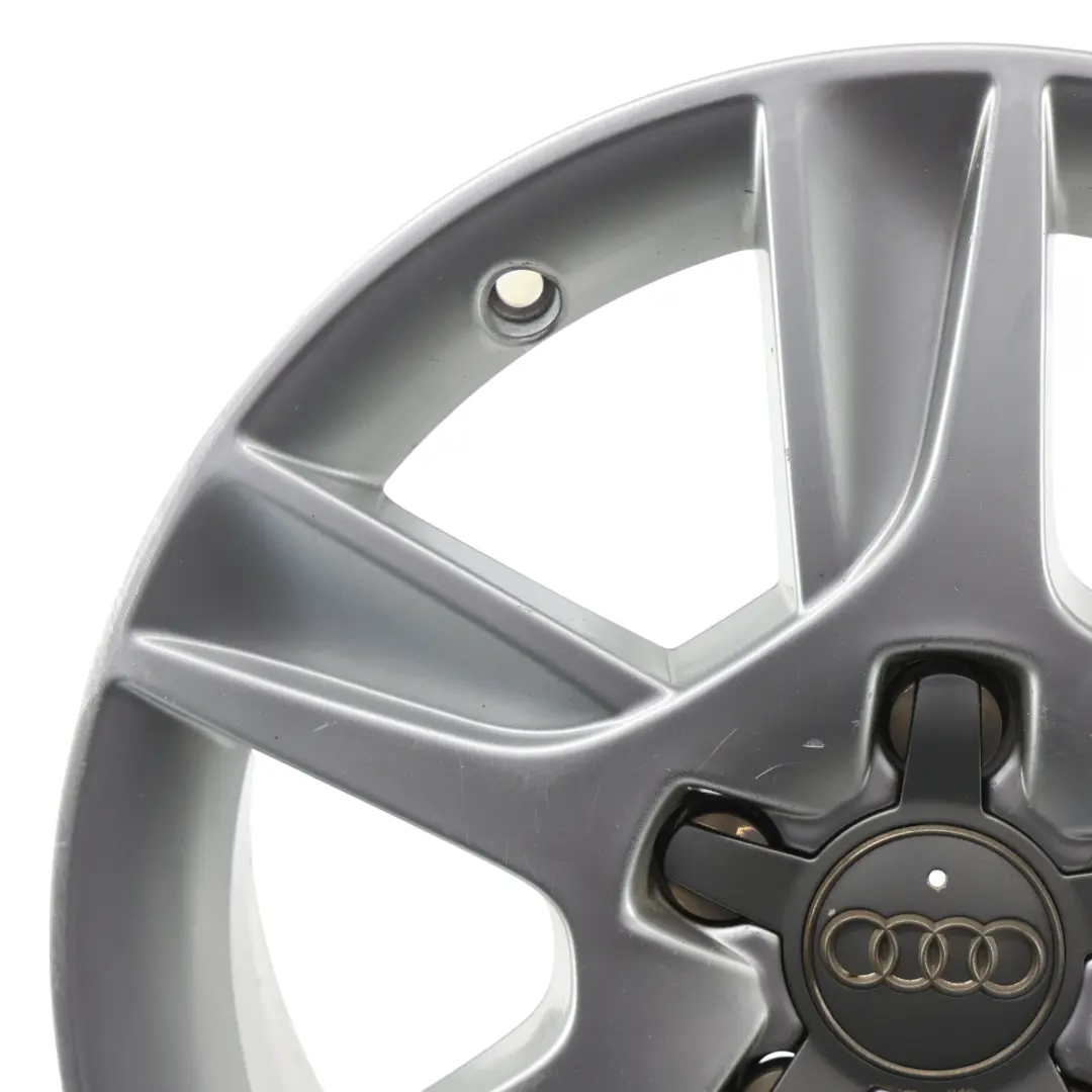 Audi A3 8P Silver Wheel Alloy Rim 16" 6,5J ET:50 6-Spoke - SKU 8P0601025AN-1 - Part number 8P0601025AN