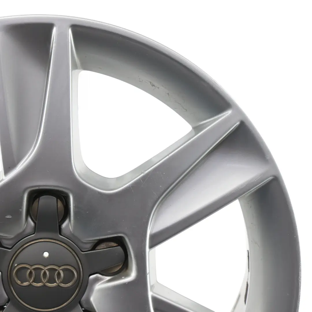 Audi A3 8P Llanta Aleación Plateada 16" 6,5J ET:50 6 Radios - SKU 8P0601025AN-1 - Número de pieza 8P0601025AN