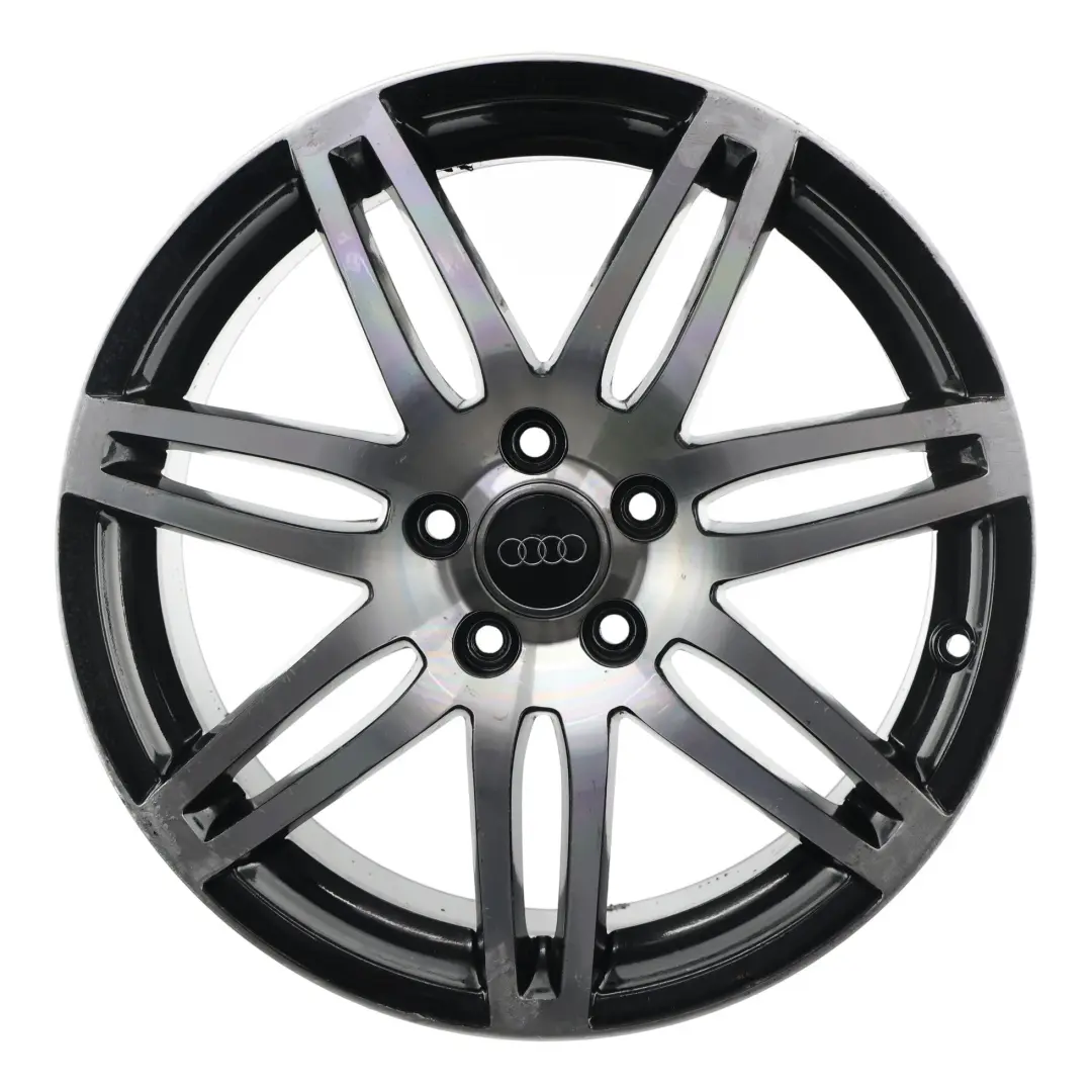 Alloy Wheel Rim Black 18" 7,5J ET:54 to Audi A3 8P with Part number 8P0601025BA Audi A3 8P Alloy Wheel Rim Black 18" 7,5J ET:54 - SKU 8P0601025BA-9 - Part number 8P0601025BA