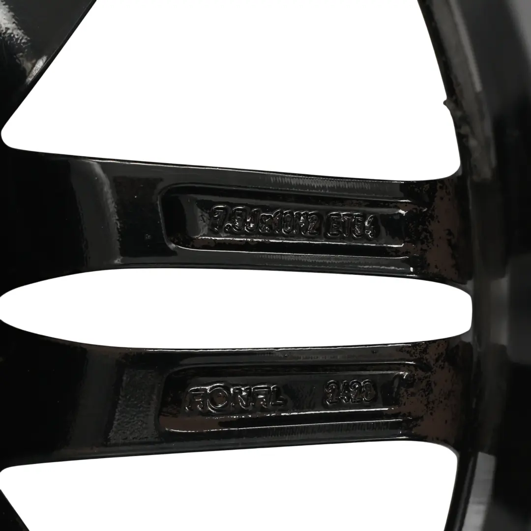 Audi A3 8P Alloy Wheel Rim Black 18" 7,5J ET:54 - SKU 8P0601025BA-9 - Part number 8P0601025BA