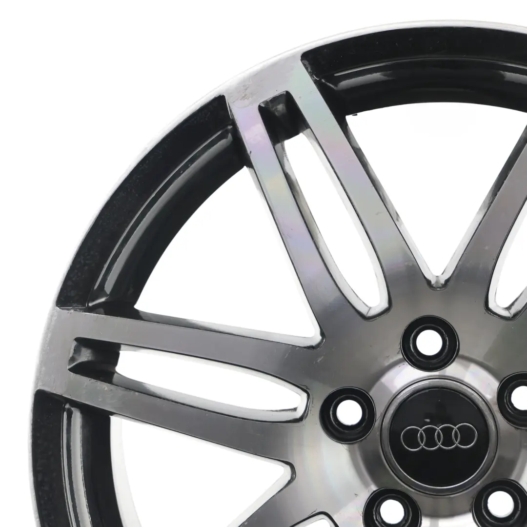 Alloy Wheel Rim Black 18" 7,5J ET:54 to Audi A3 8P with Part number 8P0601025BA Audi A3 8P Alloy Wheel Rim Black 18" 7,5J ET:54 - SKU 8P0601025BA-9 - Part number 8P0601025BA