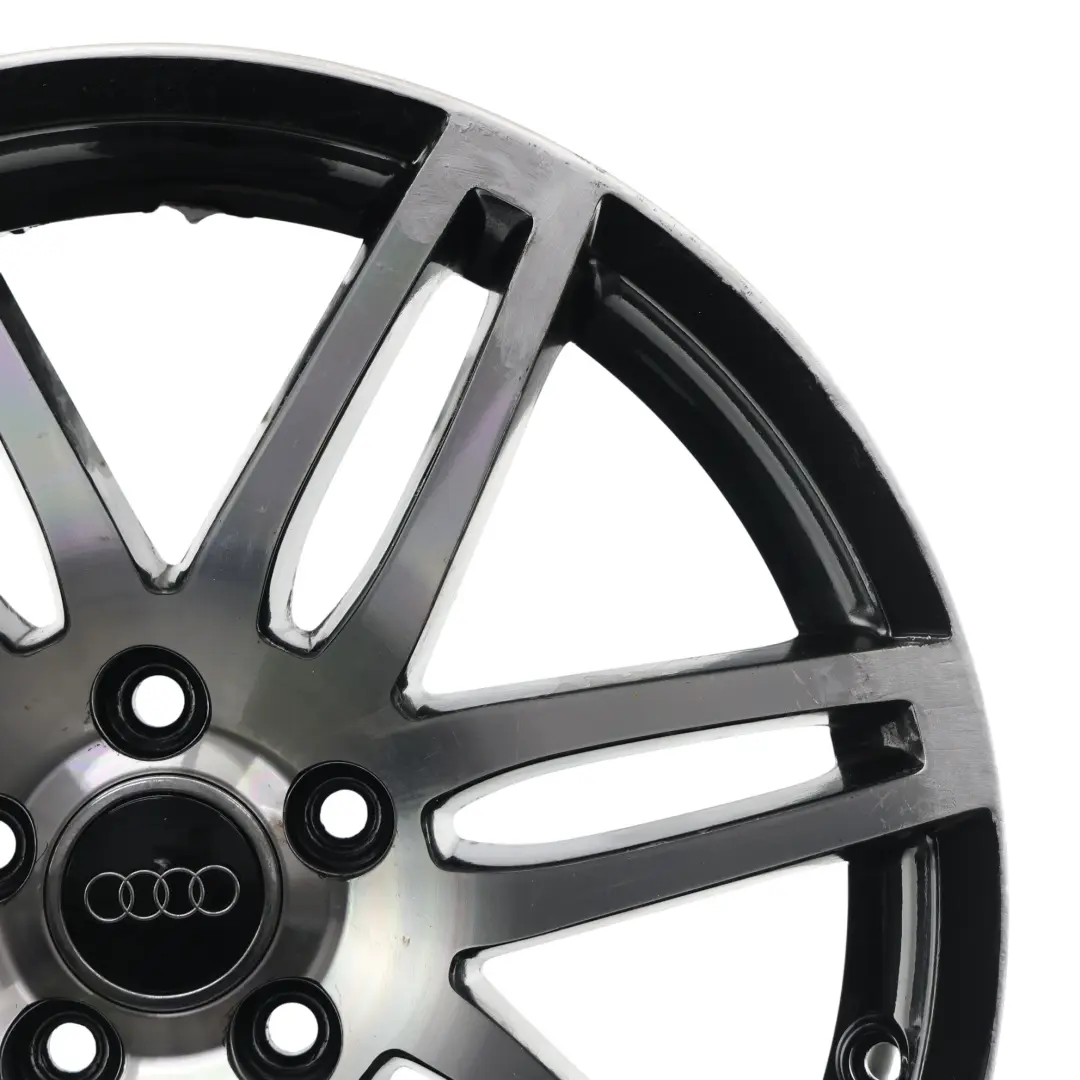 Alloy Wheel Rim Black 18" 7,5J ET:54 to Audi A3 8P with Part number 8P0601025BA Audi A3 8P Alloy Wheel Rim Black 18" 7,5J ET:54 - SKU 8P0601025BA-9 - Part number 8P0601025BA