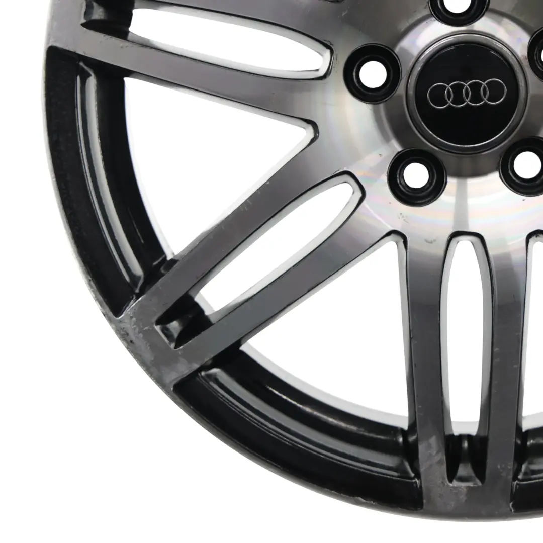Alloy Wheel Rim Black 18" 7,5J ET:54 to Audi A3 8P with Part number 8P0601025BA Audi A3 8P Alloy Wheel Rim Black 18" 7,5J ET:54 - SKU 8P0601025BA-9 - Part number 8P0601025BA