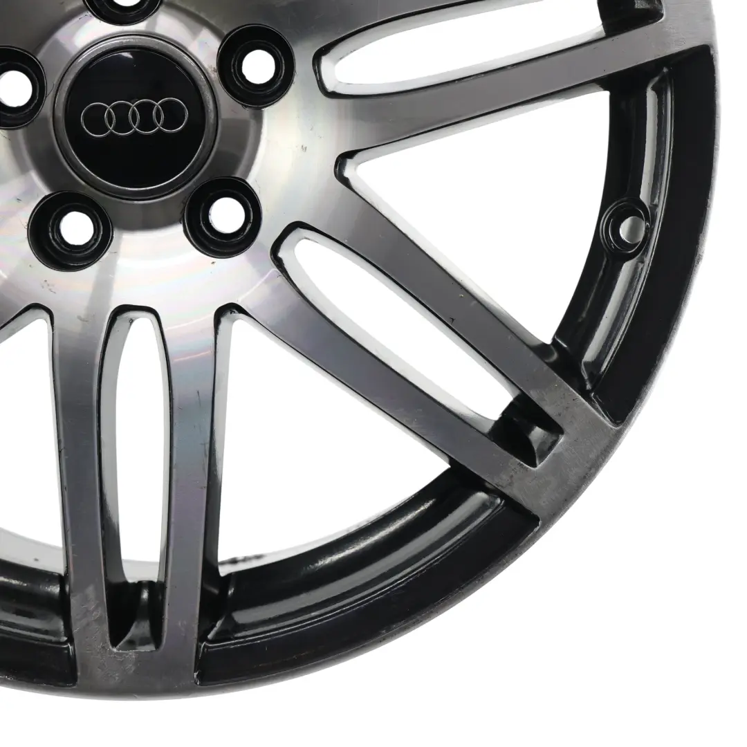 Alloy Wheel Rim Black 18" 7,5J ET:54 to Audi A3 8P with Part number 8P0601025BA Audi A3 8P Alloy Wheel Rim Black 18" 7,5J ET:54 - SKU 8P0601025BA-9 - Part number 8P0601025BA