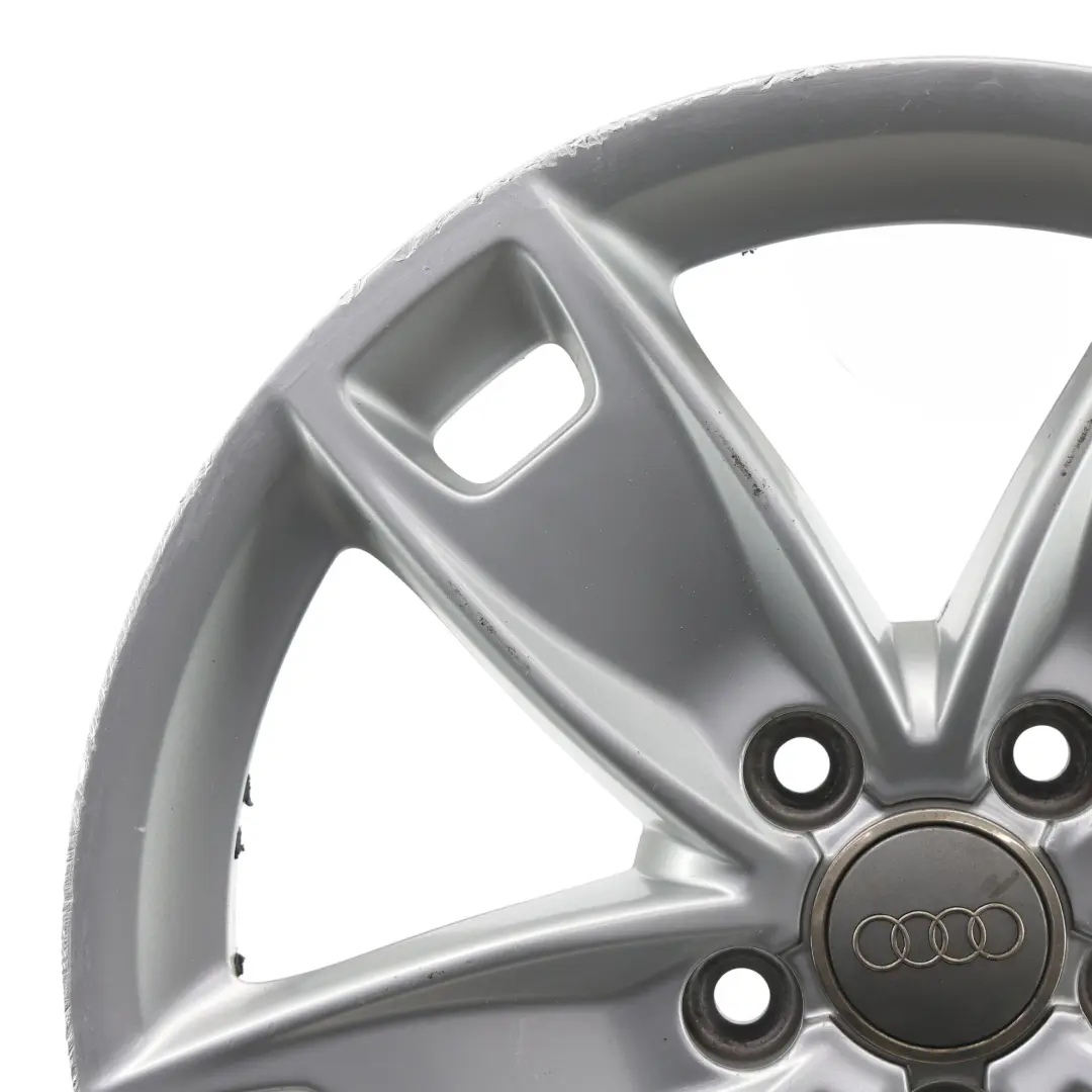 Audi A3 8P Silver Wheel Alloy Rim 17" 7,5J ET:56 Star Spoke - SKU 8P0601025BL-1 - Part number 8P0601025BL
