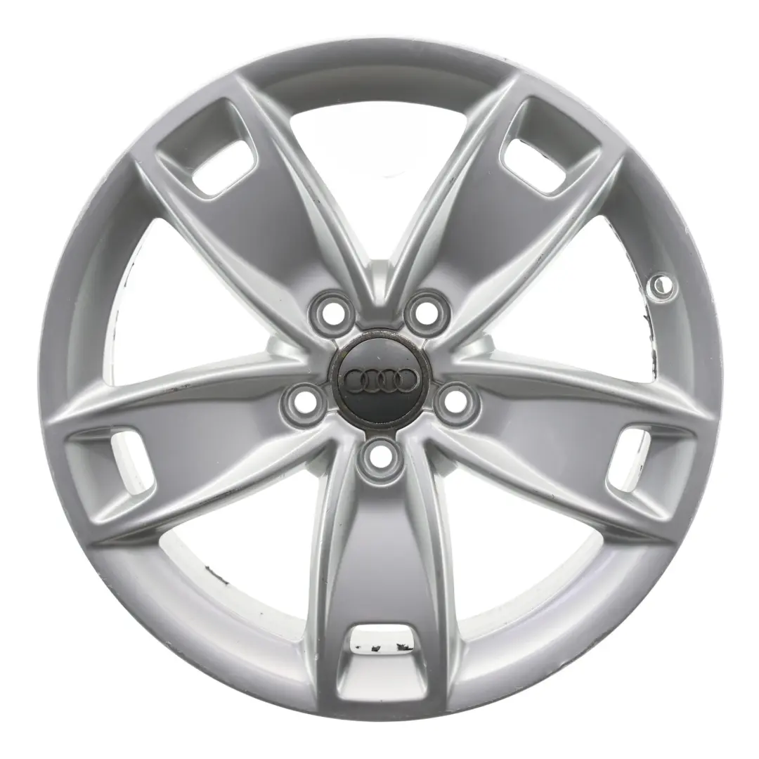 Audi A3 8P Silver Wheel Alloy Rim 17" 7,5J ET:56 Star Spoke - SKU 8P0601025BL-4 - Part number 8P0601025BL