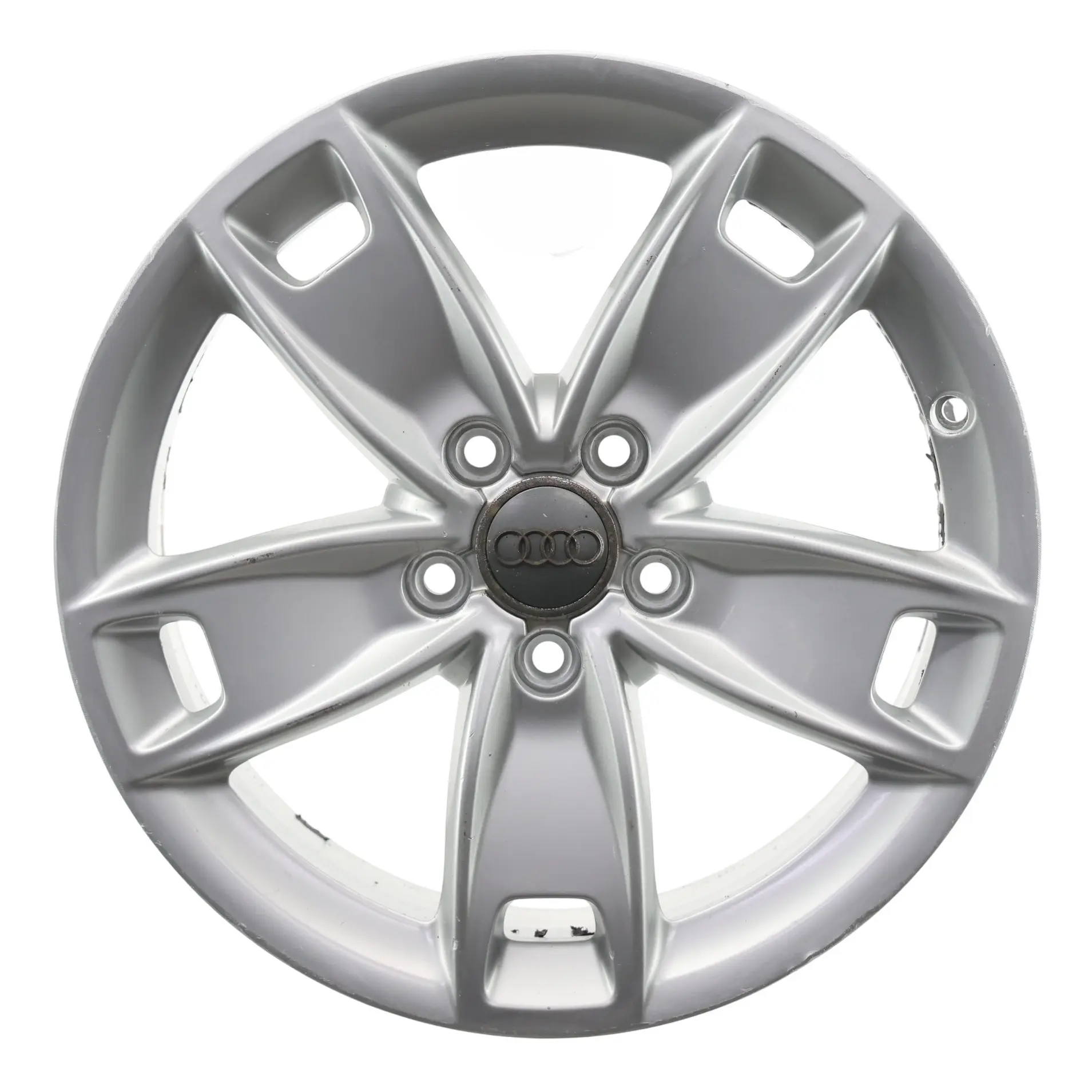 Audi A3 8P Silver Wheel Alloy Rim 17" 7,5J ET:56 Star Spoke 8P0601025BL