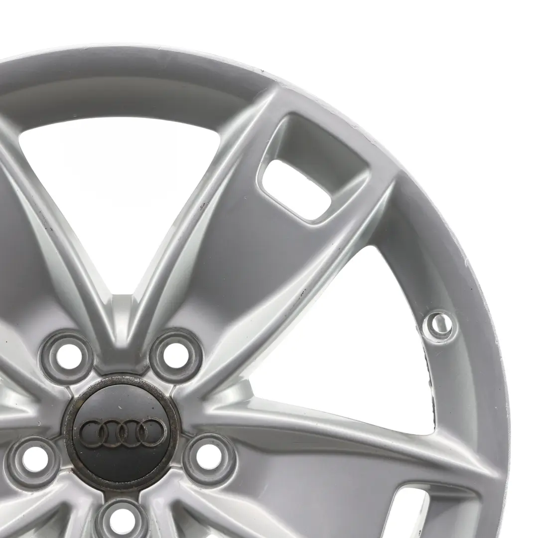 Audi A3 8P Silver Wheel Alloy Rim 17" 7,5J ET:56 Star Spoke - SKU 8P0601025BL-4 - Part number 8P0601025BL
