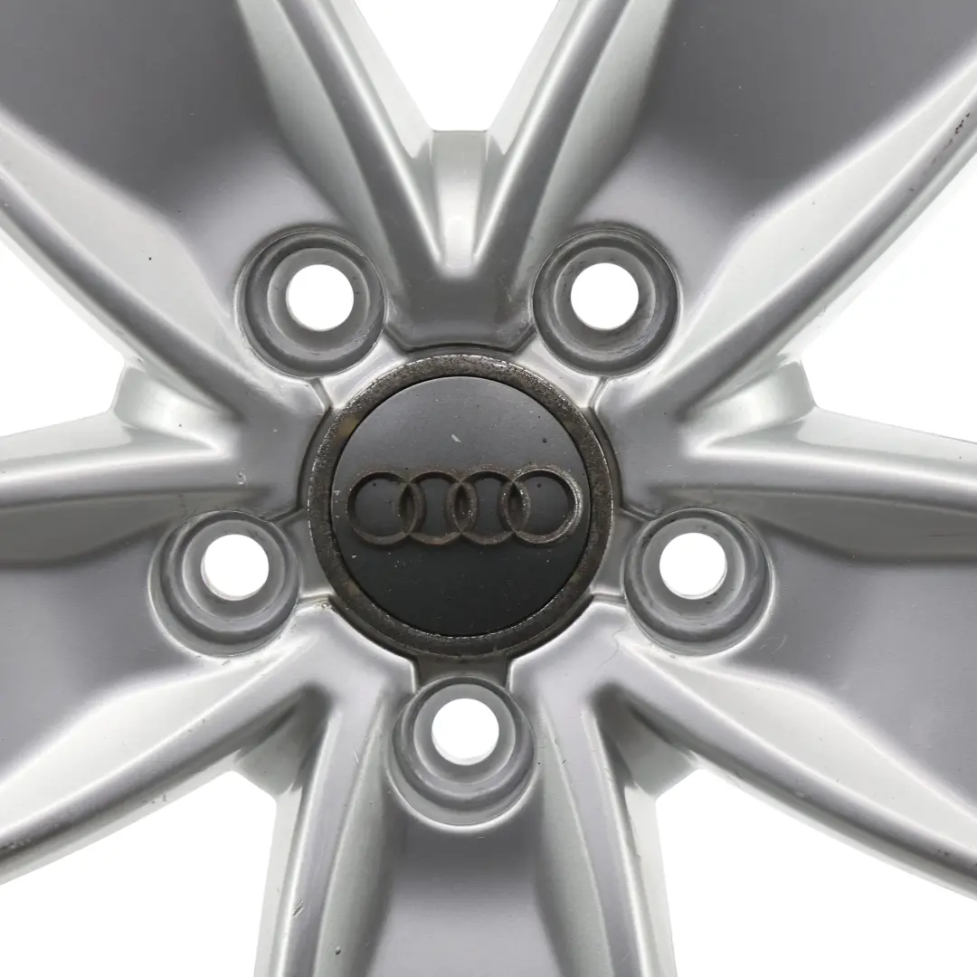 Audi A3 8P Silver Wheel Alloy Rim 17" 7,5J ET:56 Star Spoke - SKU 8P0601025BL-4 - Part number 8P0601025BL