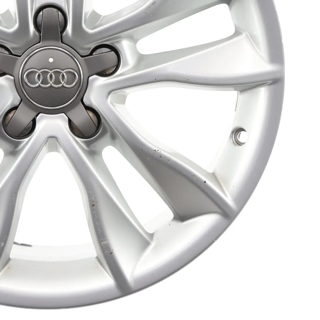 Audi A3 8P Silver Wheel Alloy Rim 17" 7,5J ET:56 Star Double Spoke - SKU 8P0601025CC-1 - Part number 8P0601025CC