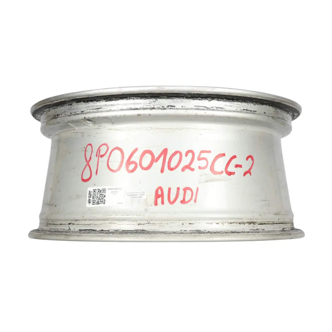 Llanta aleación plateada 17" 7,5J ET:56 Star Double Spoke para Audi A3 8P con número de pieza 8P0601025CC Audi A3 8P Llanta aleación plateada 17" 7,5J ET:56 Star Double Spoke - SKU 8P0601025CC-2 - Número de pieza 8P0601025CC