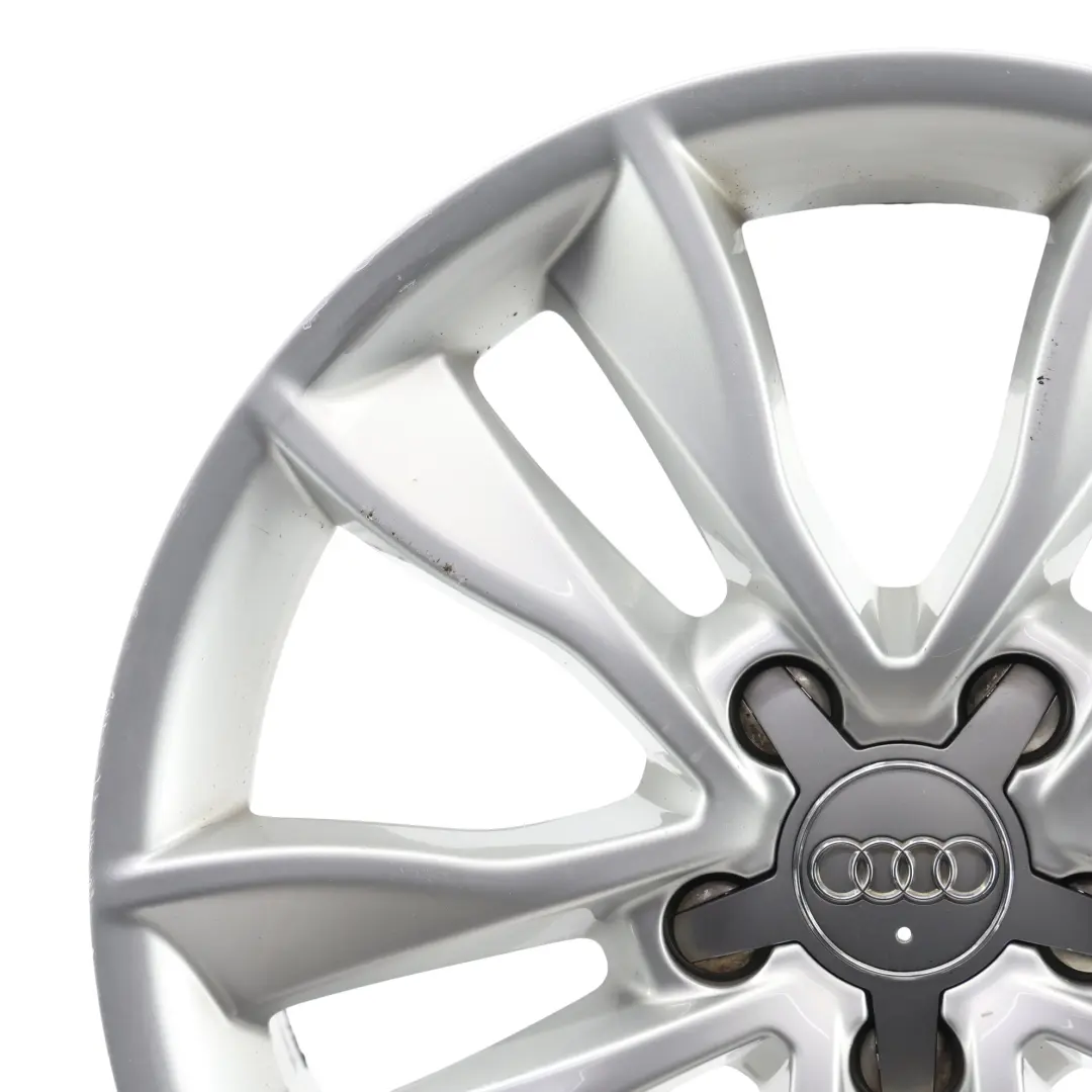 Alloy Rim 17" 7,5J ET:56 Star Double Spoke to Audi A3 8P Silver Wheel with Part number 8P0601025CC Audi A3 8P Silver Wheel Alloy Rim 17" 7,5J ET:56 Star Double Spoke - SKU 8P0601025CC-2 - Part number 8P0601025CC