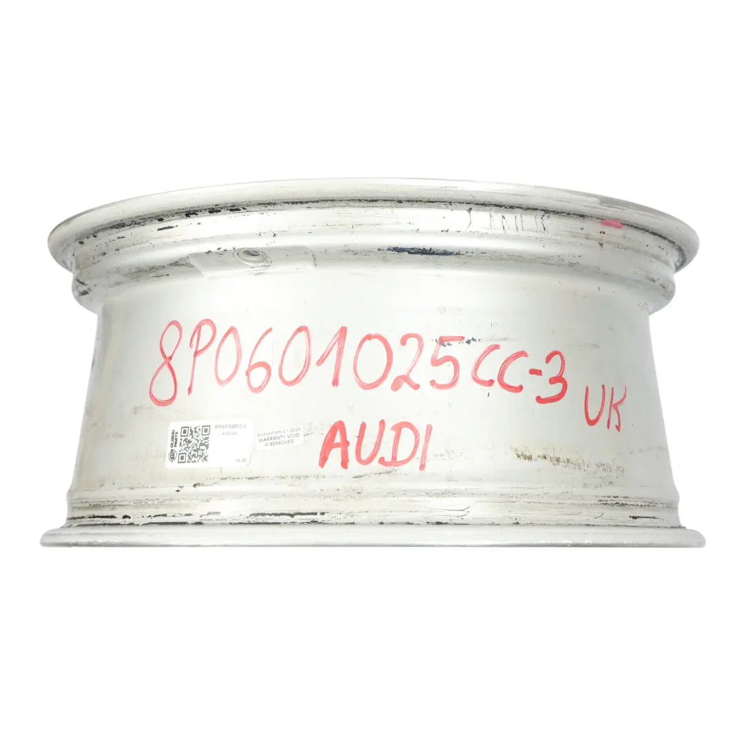 Audi A3 8P Silver Wheel Alloy Rim 17" 7,5J ET:56 Star Double Spoke - SKU 8P0601025CC-3 - Part number 8P0601025CC