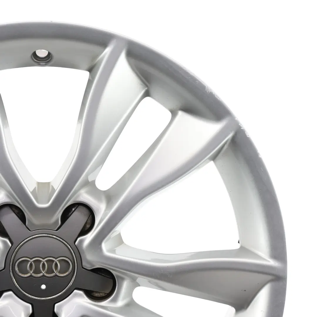 Alloy Rim 17" 7,5J ET:56 Star Double Spoke to Audi A3 8P Silver Wheel with Part number 8P0601025CC Audi A3 8P Silver Wheel Alloy Rim 17" 7,5J ET:56 Star Double Spoke - SKU 8P0601025CC-3 - Part number 8P0601025CC
