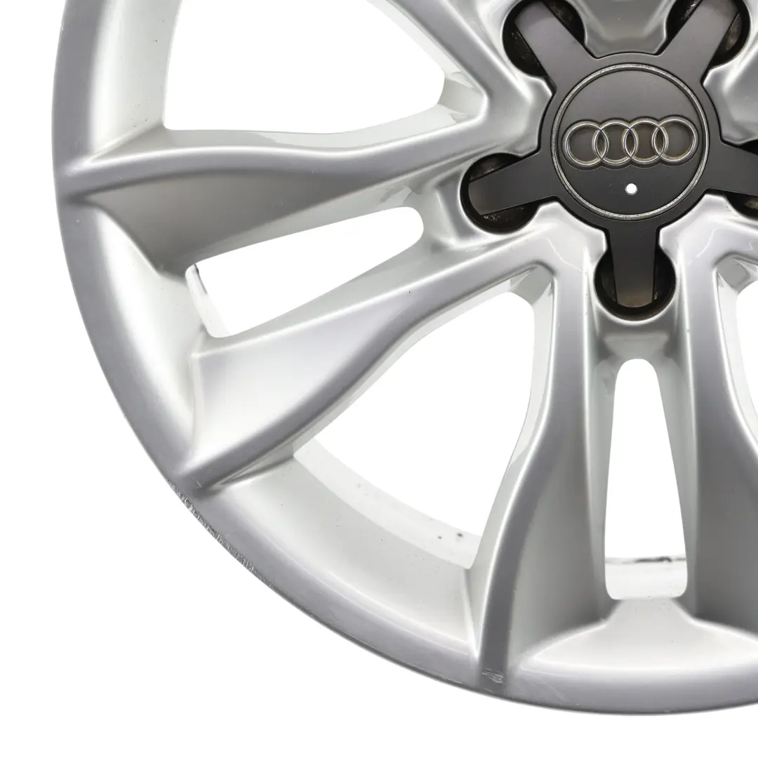 Alloy Rim 17" 7,5J ET:56 Star Double Spoke to Audi A3 8P Silver Wheel with Part number 8P0601025CC Audi A3 8P Silver Wheel Alloy Rim 17" 7,5J ET:56 Star Double Spoke - SKU 8P0601025CC-3 - Part number 8P0601025CC