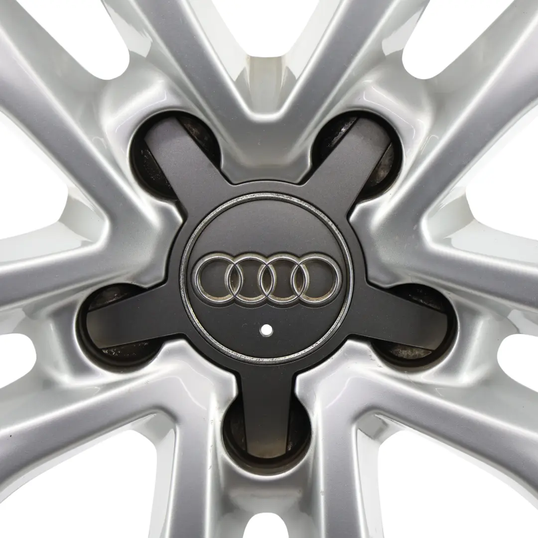 Audi A3 8P Silver Wheel Alloy Rim 17" 7,5J ET:56 Star Double Spoke - SKU 8P0601025CC-3 - Part number 8P0601025CC