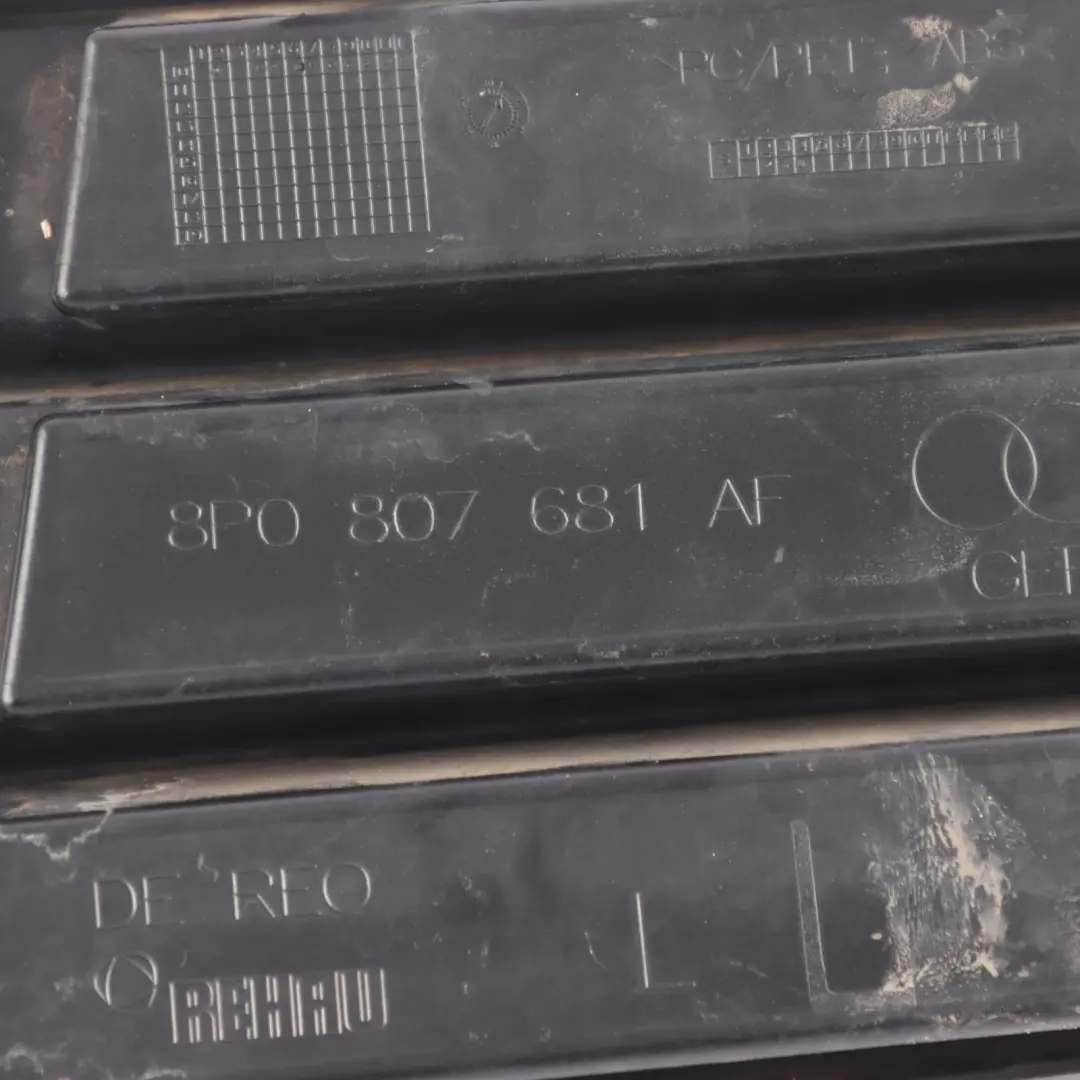 Audi A3 8P Front Fog Light Lamp Bumper Grille Cover Trim Left N/S - SKU 8P0807681AF - Part number 8P0807681AF