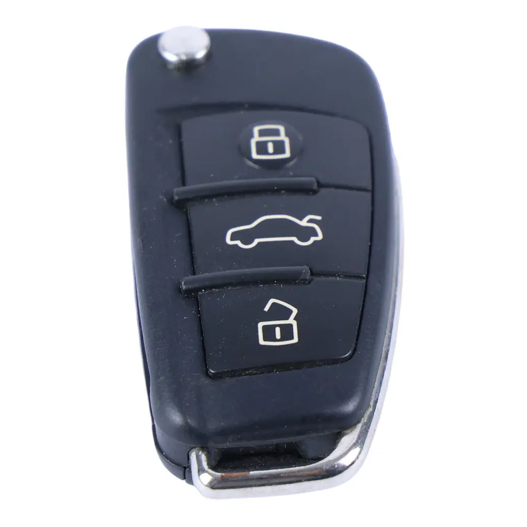 Flip Key Fob Botón De Control Remoto para Audi A3 8P con número de pieza 8P0837220D Audi A3 8P Flip Key Fob Botón De Control Remoto - SKU 8P0837220D-1 - Número de pieza 8P0837220D