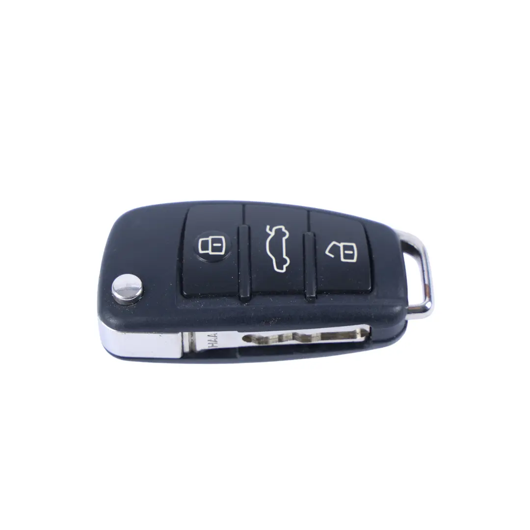 Flip Key Fob Botón De Control Remoto para Audi A3 8P con número de pieza 8P0837220D Audi A3 8P Flip Key Fob Botón De Control Remoto - SKU 8P0837220D-1 - Número de pieza 8P0837220D