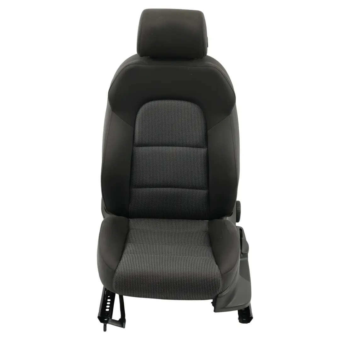 Audi A3 8P 5D Przedni Fotel Materiałowy Tapicerka Soul Srebrny Lewy - SKU 8P0881805CJ-3 - Numer Części 8P0881805CJ