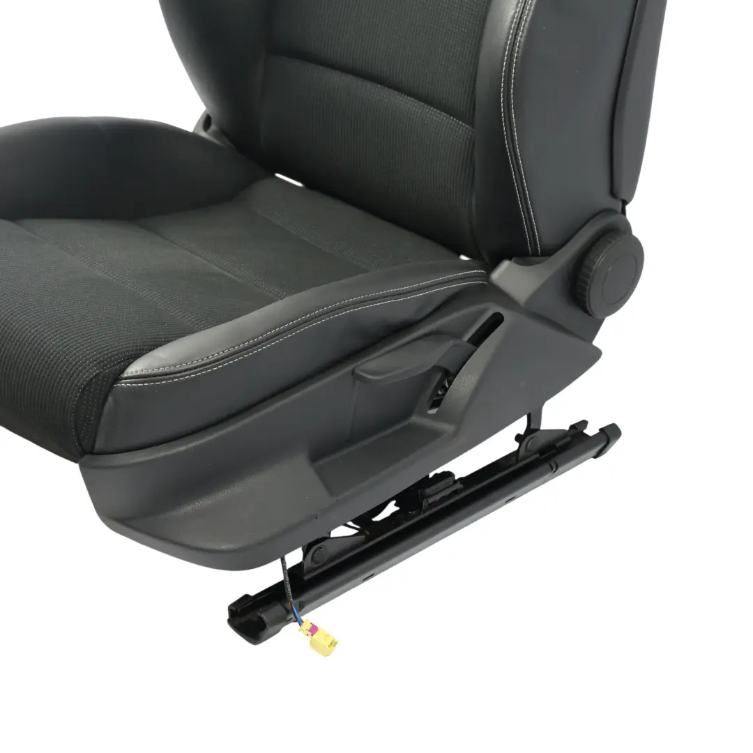 Audi A3 8P S-Line Sedile Anteriore Interno In Pelle Tessuto Soul Nero Sinistro - SKU 8P0881805CT-2 - Numero di parte 8P0881805CT