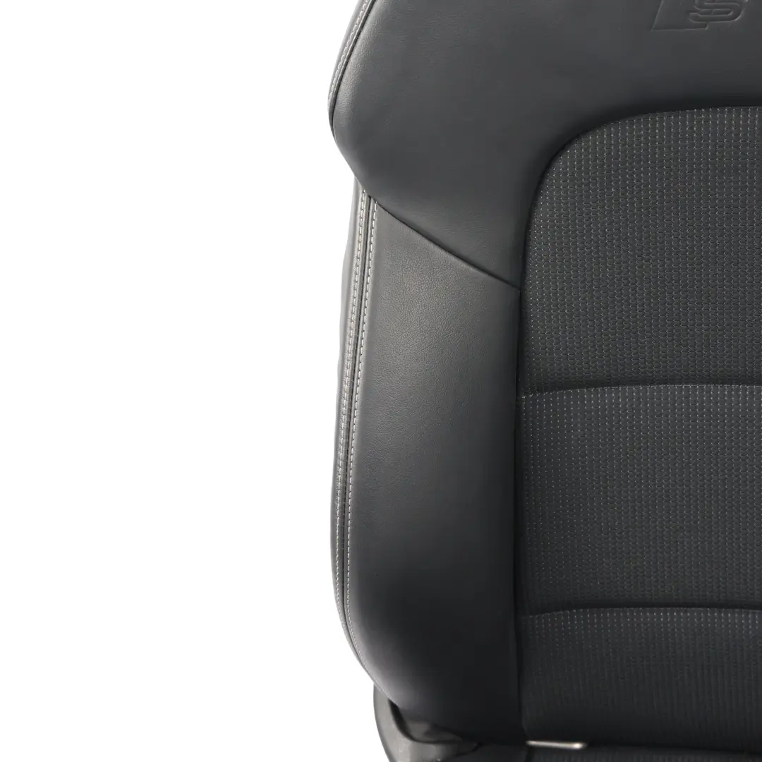 Audi A3 8P S-Line Przedni Fotel Półskóra Soul Czarny Lewy Przód - SKU 8P0881805CT-2 - Numer Części 8P0881805CT