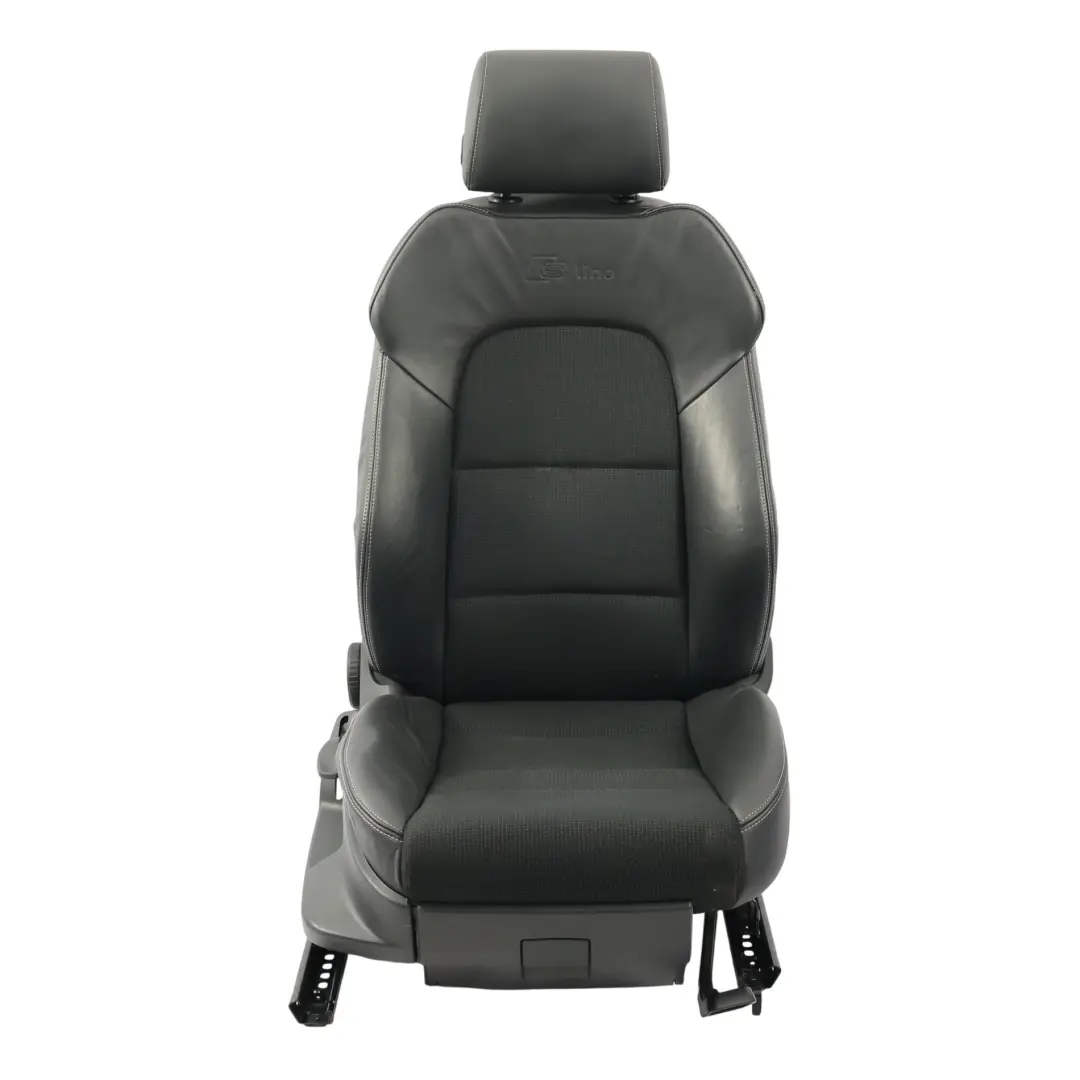 Audi A3 8P S-Line Interior Asiento Delantero Cuero Tela Soul Negro Derecha - SKU 8P0881806CT-2 - Número de pieza 8P0881806CT