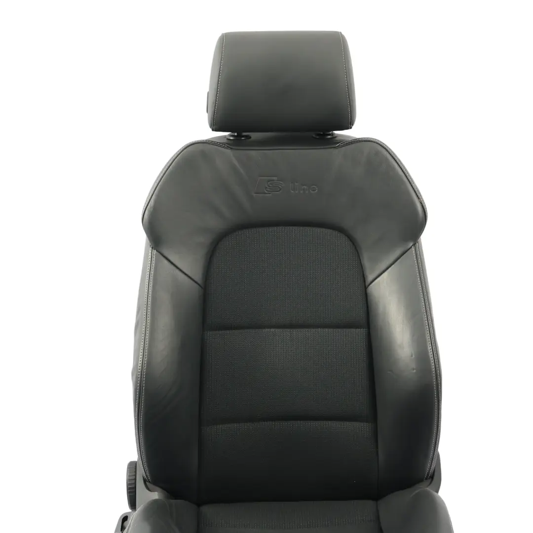 Audi A3 8P S-Line Interior Asiento Delantero Cuero Tela Soul Negro Derecha - SKU 8P0881806CT-2 - Número de pieza 8P0881806CT