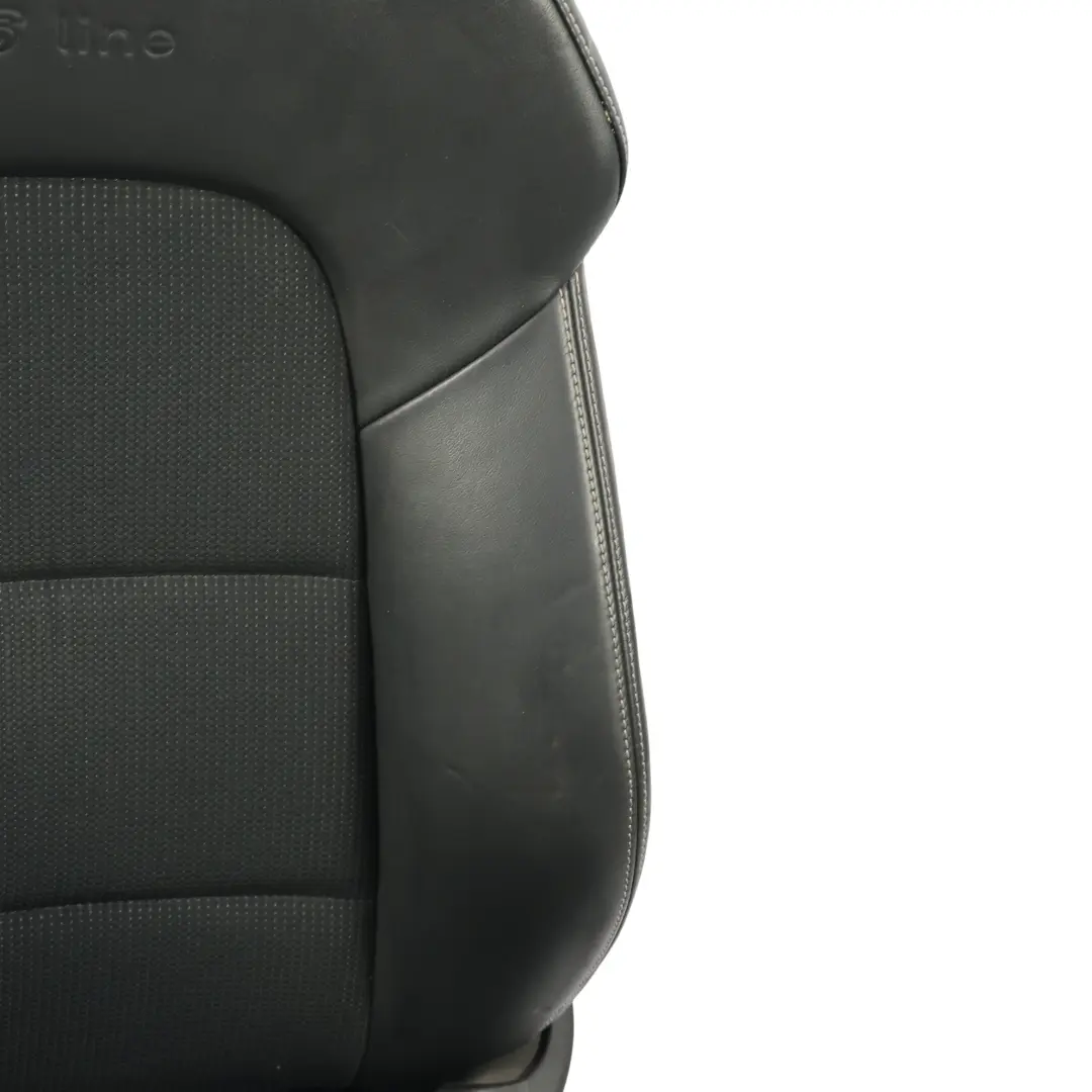 Audi A3 8P S-Line Fotel Przedni Półskóra Soul Czarny Prawy Przód - SKU 8P0881806CT-2 - Numer Części 8P0881806CT