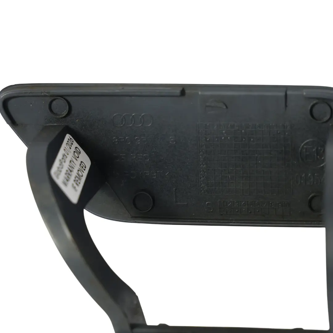 Cache Lave Phare Gauche Noir Phantom - Z9Y pour Audi A3 8P à propos du numéro de pièce 8P0955275A Audi A3 8P Cache Lave Phare Gauche Noir Phantom - Z9Y - SKU 8P0955275A-PHB - Numéro de pièce 8P0955275A