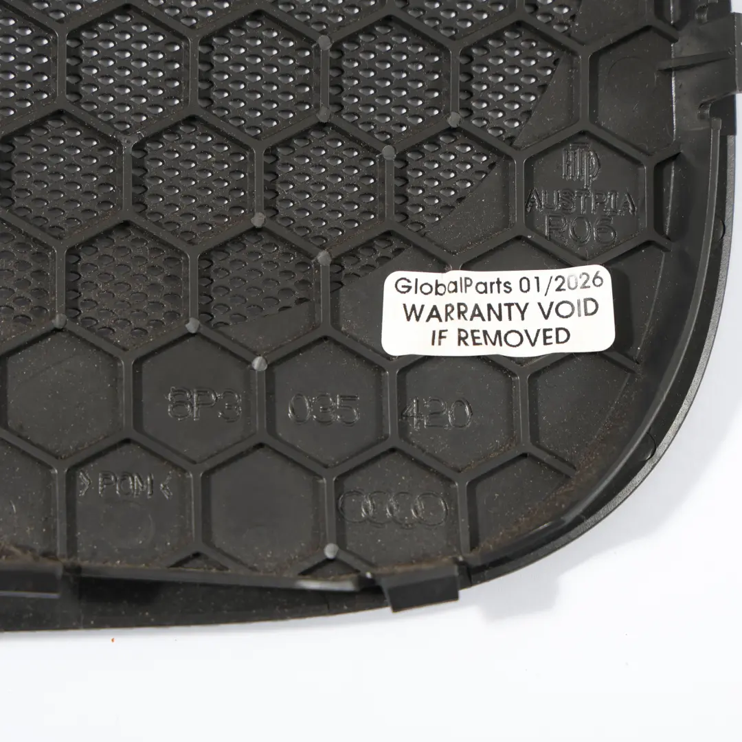 Pannello Scheda Altoparlante Portiera Anteriore Destro per Audi A3 8P con numero di parte 8P3035420 Audi A3 8P Pannello Scheda Altoparlante Portiera Anteriore Destro - SKU 8P3035420 - Numero di parte 8P3035420