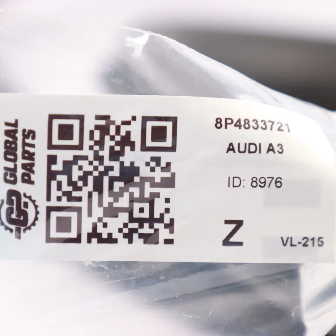 Audi A3 8P Rear Door Seal Left Right N/O/S Inner Protection Gasket - SKU 8P4833721 - Part number 8P4833721