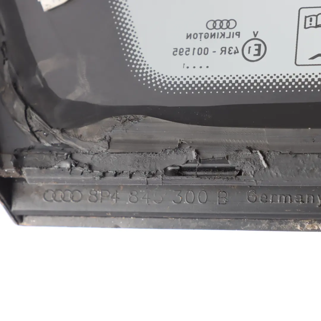 Sportback Quarter Window Glass Rear Right O/S Tinted AS3 to Audi A3 8P with Part number 8P4845300C Audi A3 8P Sportback Quarter Window Glass Rear Right O/S Tinted AS3 - SKU 8P4845300C - Part number 8P4845300C