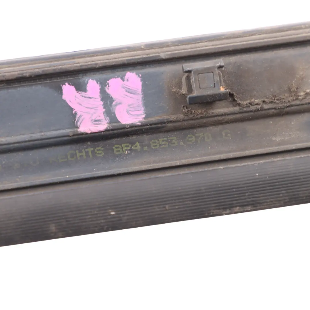 Door Cover Primed Brilliant Black Metallic Rear Right O/S to Audi S3 8P with Part number 8P4853970G Audi S3 8P Door Cover Primed Brilliant Black Metallic Rear Right O/S - SKU 8P4853970G-BBL - Part number 8P4853970G